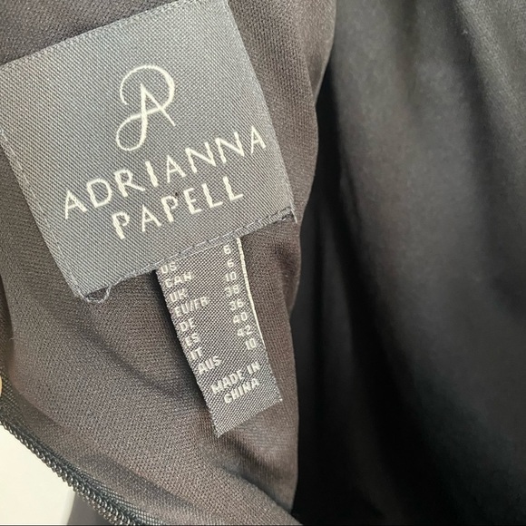 ADRIANNA Papell Floral Floorlength Gown - Picture 6 of 6